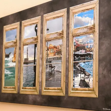 Chania Vintage Escape - Sea View Gem By Old Port