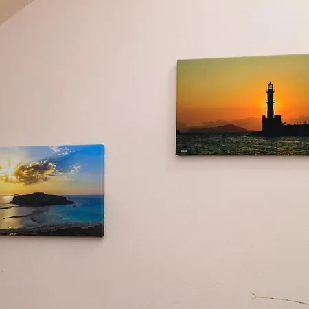 Chania Vintage Escape - Sea View Gem By Old Port Hriszí Aktí Haniá